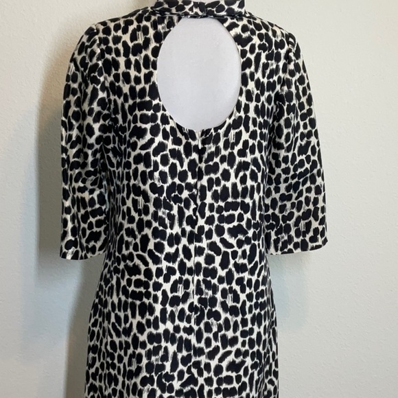 Kate Spade New York Leopard Print Taxi Dress Size 4 - Picture 8 of 12